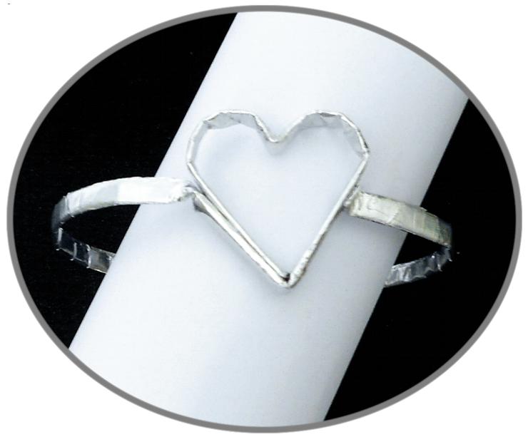 Origami Heart Bangle