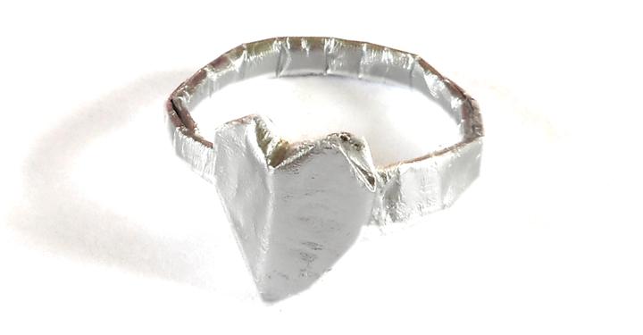 Origami Heart Ring