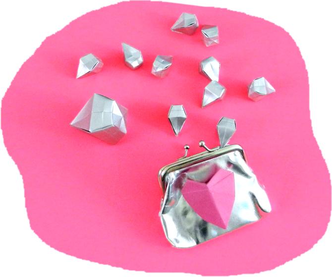 Origami Diamonds