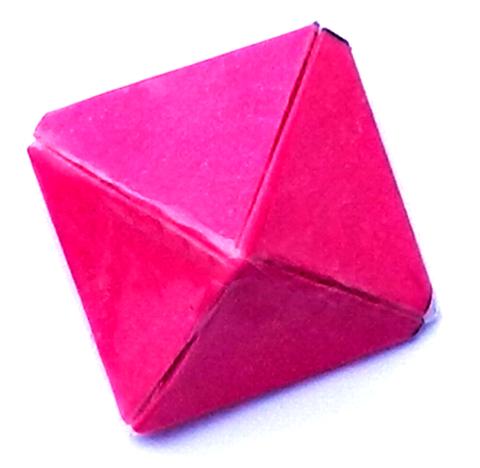 Pink Origami Stud