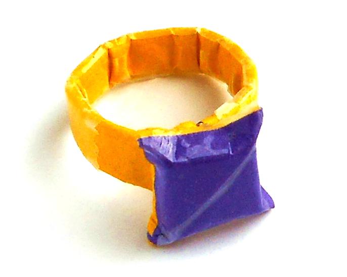 Origami ring