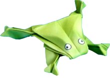 Origami Kikker