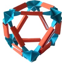modern modulair origami model
