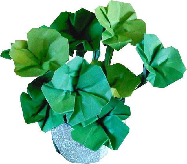 Origami Clovers