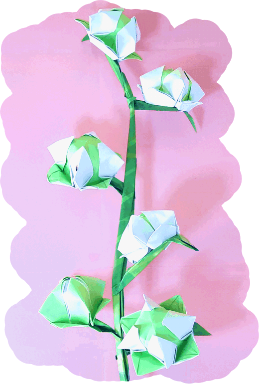 Origami Cotton Plant