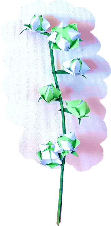 Origami Cotton Plant