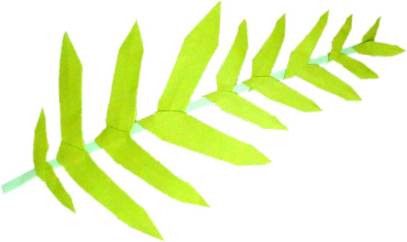 Origami Fern Leaf