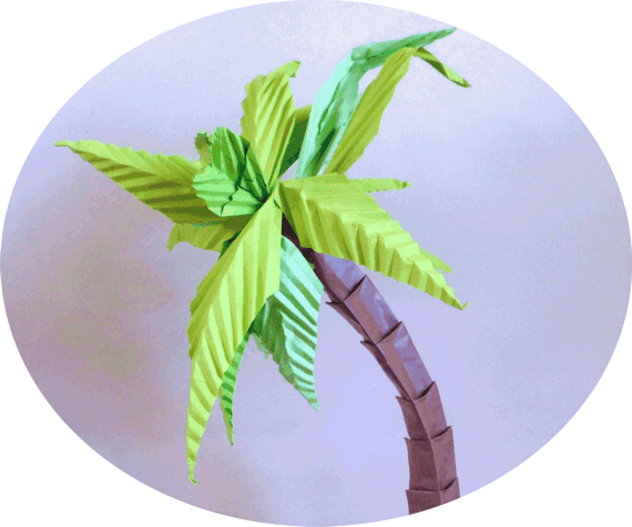 Origami Palm Tree