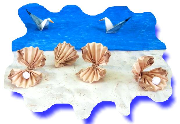 Origami Seashells