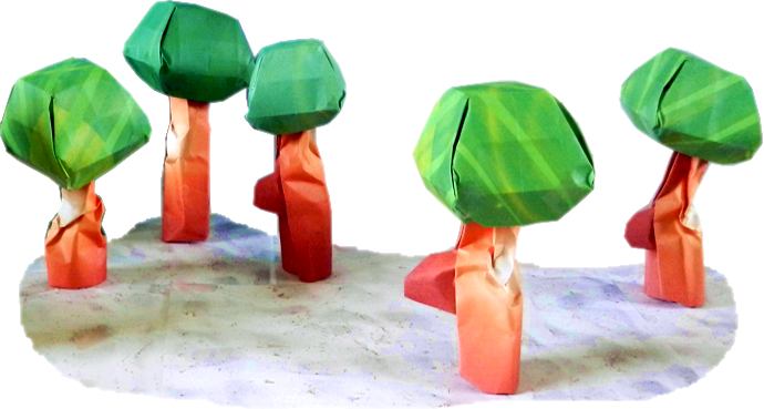 Origami Trees