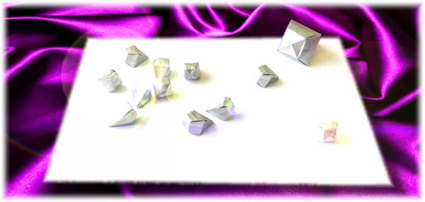 Origami Diamonds