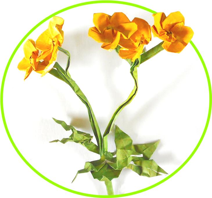Origami Buttercup Flowers