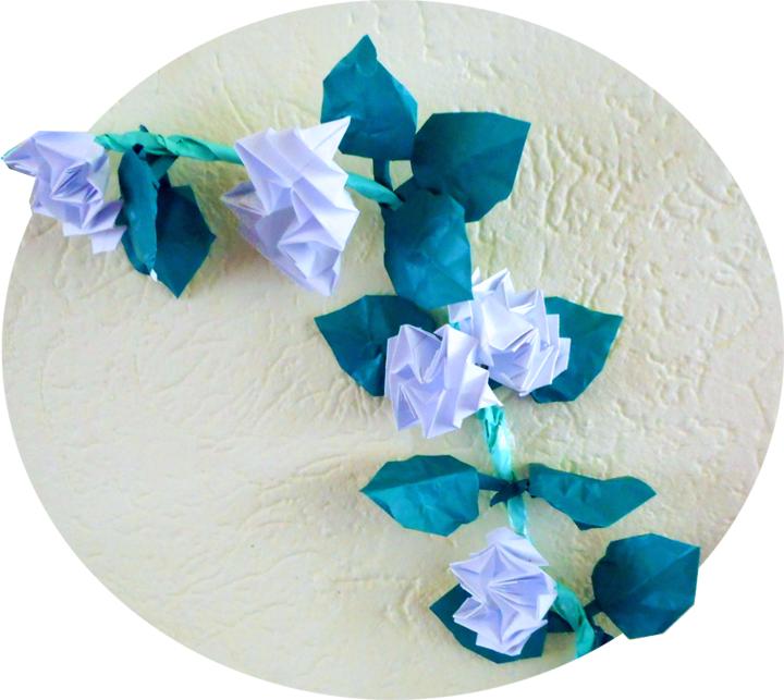 Origami Roses Ivy
