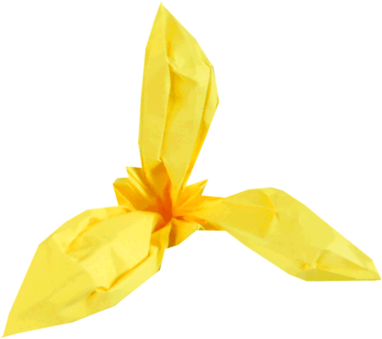 Origami Gele Iris