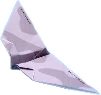 mooi vliegtuigje van papier