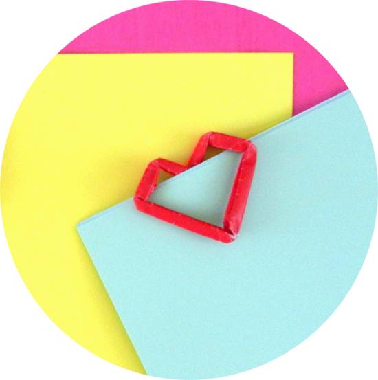 Origami Heart Paperclip