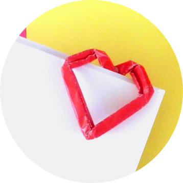 Origami Heart Paperclip