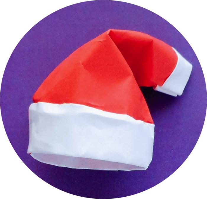 Origami Santa Hat