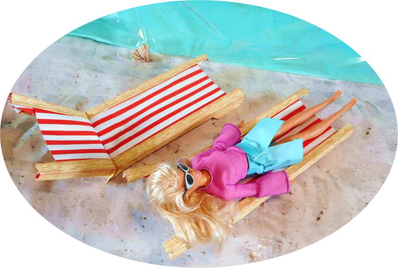 Barbie op het strand