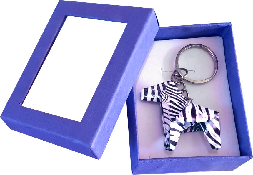 Origami Zebra hangertje