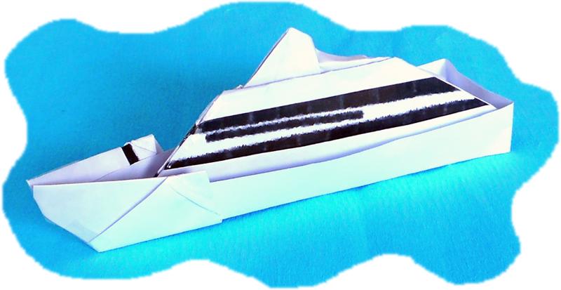 cruise ship origami