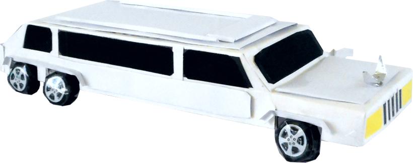 Papercraft Limousine