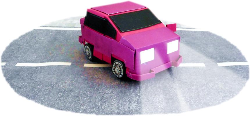 Papercraft car