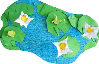 Origami Water Lilies