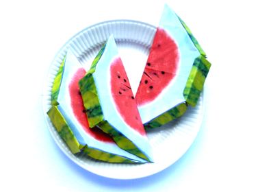 clipart plaatje van sappige watermeloenen
