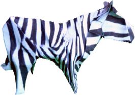 Origami Zebra