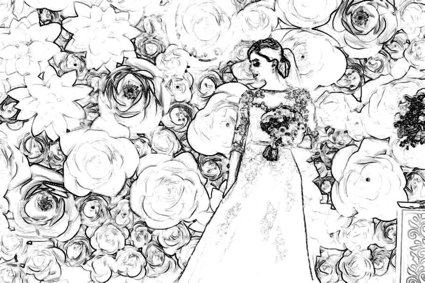 Wedding Flowers Wall