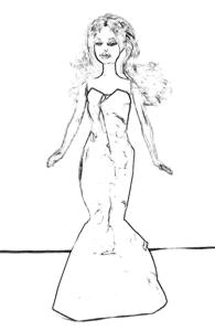 Mermaid gown