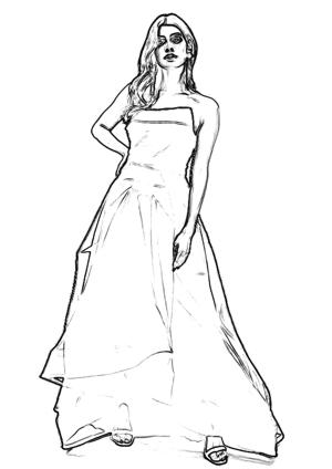 Long gown