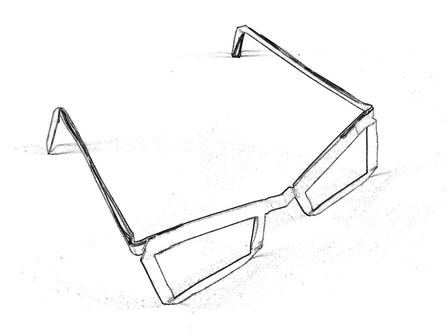 Origami glasses