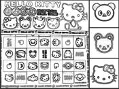 Leuke Hello Kitty Kleurplaat