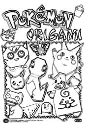 Pokémon coloring picture