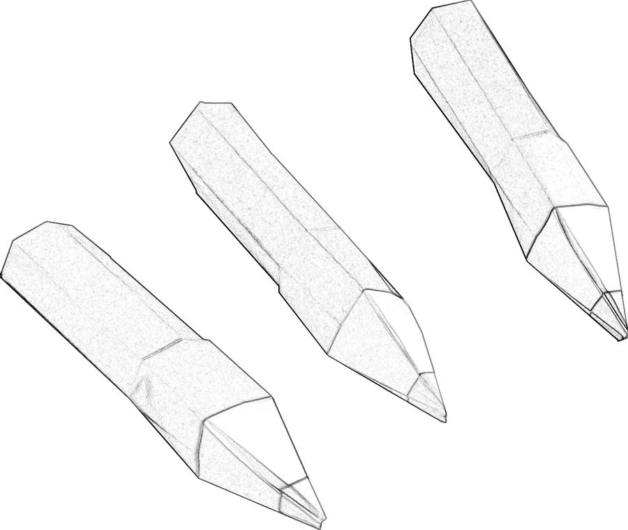 Origami Pencils