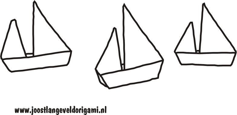 colouring picture of a few sailboats