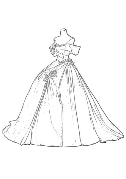 Victoriaanse bruidsjurk
