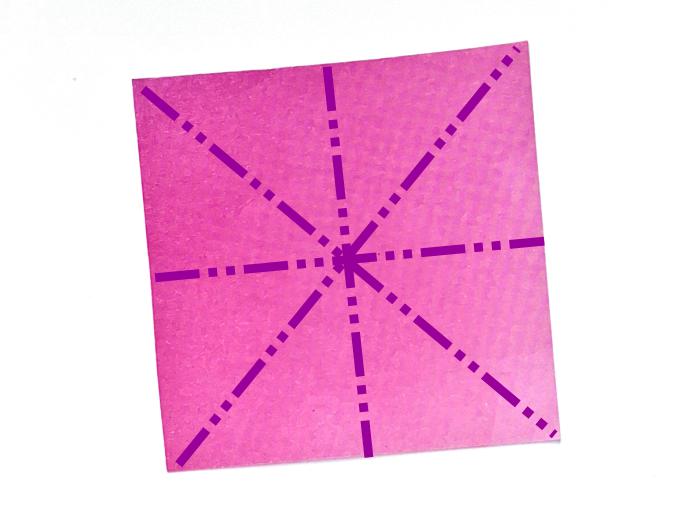 Make an Origami Allium Flower