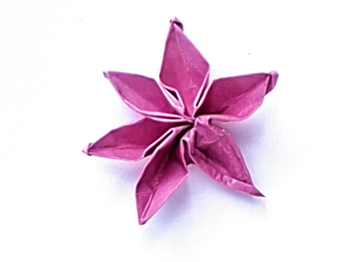 Make an Origami Allium Flower
