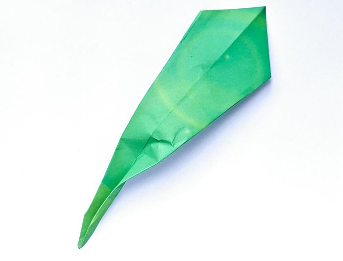 Origami leaf