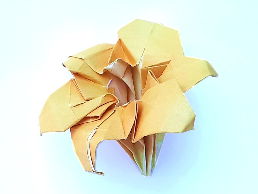 Origami Amaryllis Flower