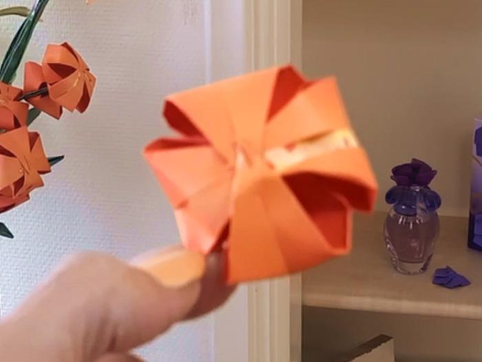 Origami Shooting Star Flower Bud