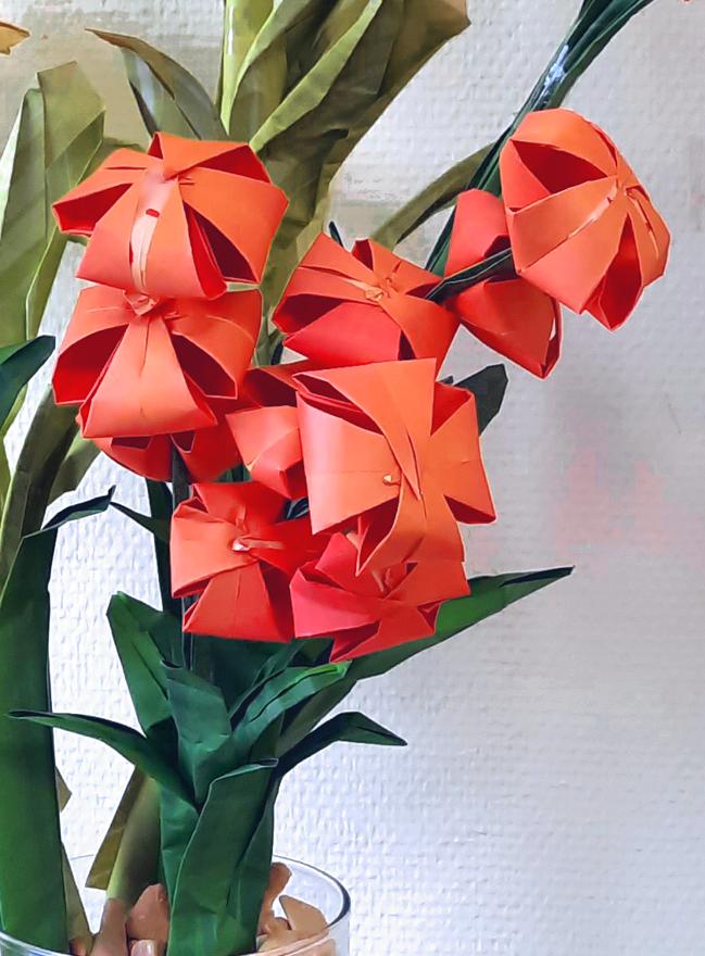 Origami Flower Buds