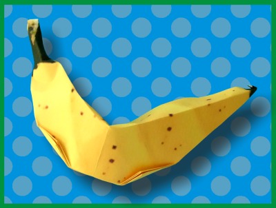 origami banana