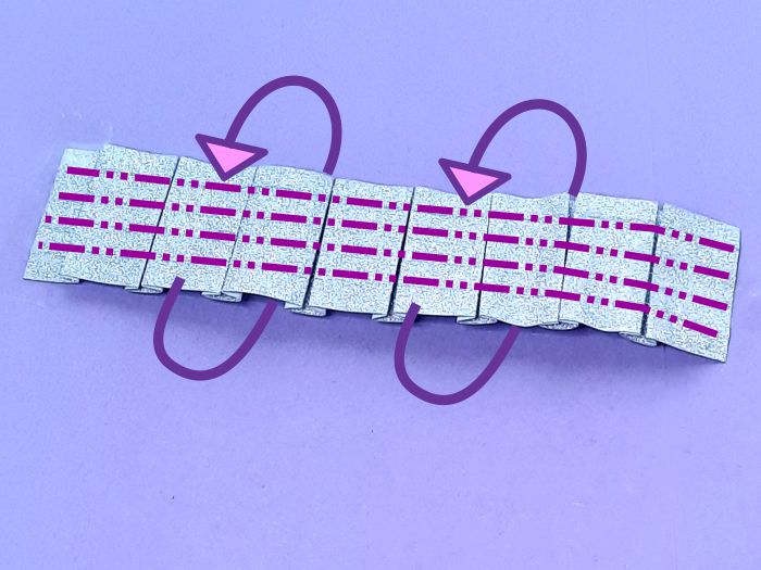 Origami ketting maken