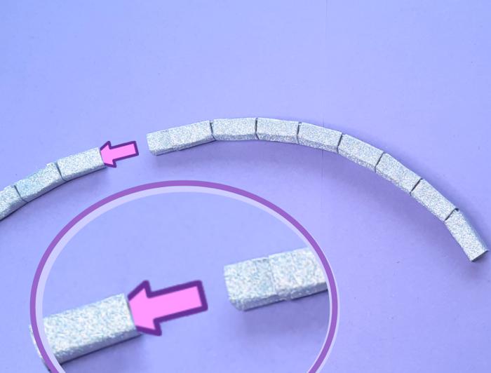 Origami ketting maken