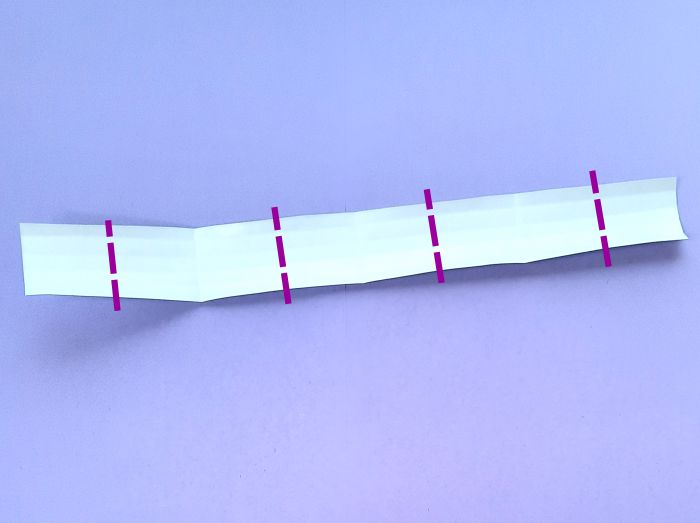 Origami ketting maken