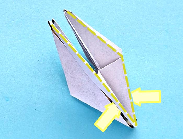 Origami Bij vouwen